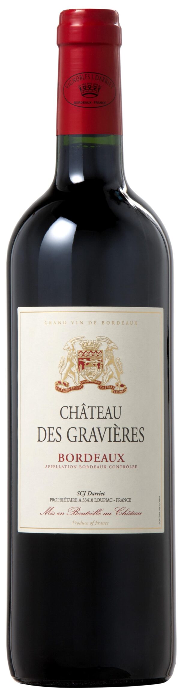 2018 Chateau des Gravières Bordeaux Rouge