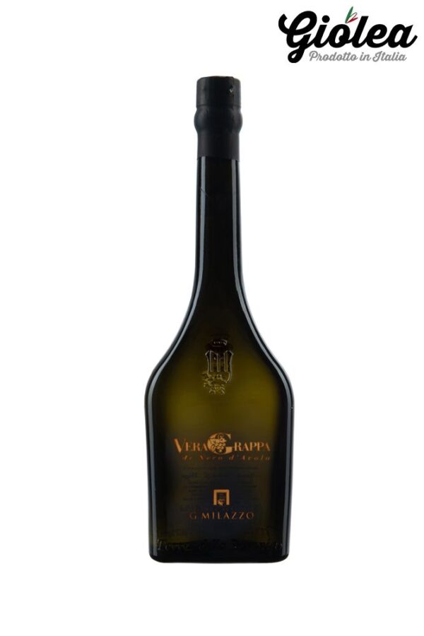 Grappa aus Italien - VERAGRAPPA DI NERO D'AVOLA 700 ml - G. Milazzo