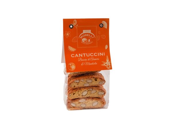 Cantuccini mit Orangeneschale & Mandeln 200 g- Morelli