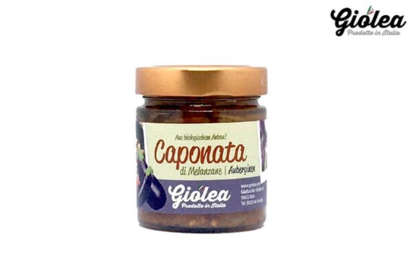 Bio Caponata Siciliana "dalla mamma" 190 g - Giolea